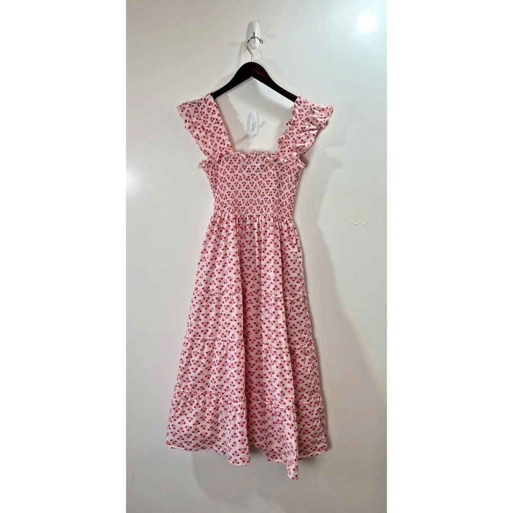 Hill House Womens Ellie Nap Midi Dress S Floral Cottagecore Romantic Ethereal - Picture 2 of 9